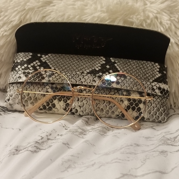 COPY - NWT Marvy "Amuse" Round Blue Light Glasses - Picture 8 of 10